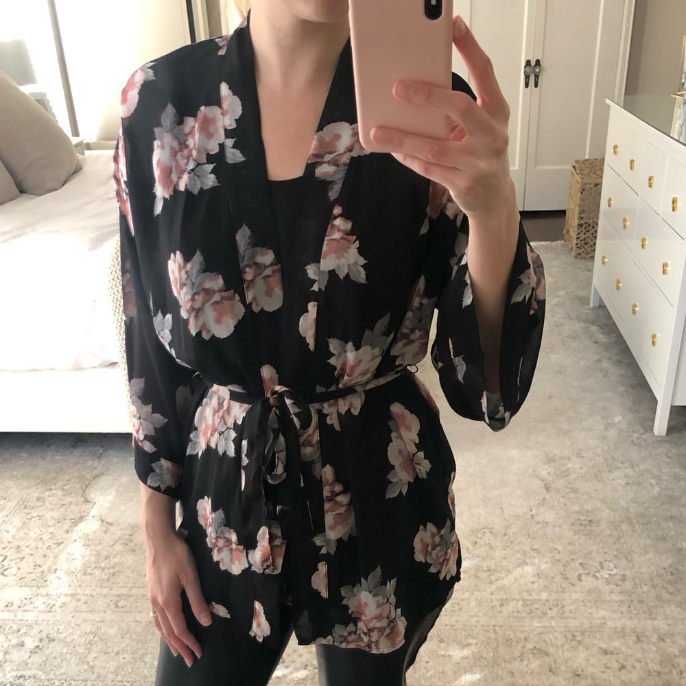 H&M floral kimono